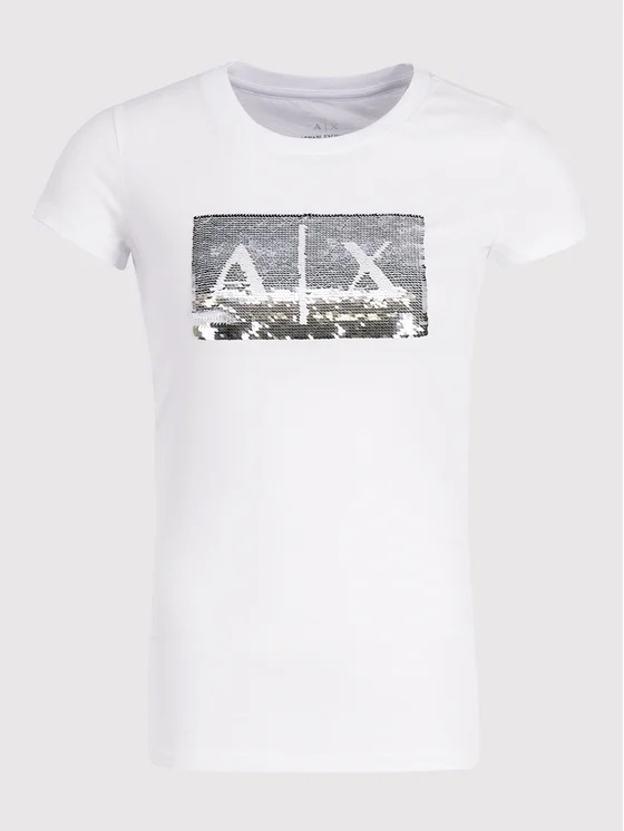 T-Shirt Armani Exchange con paillettes