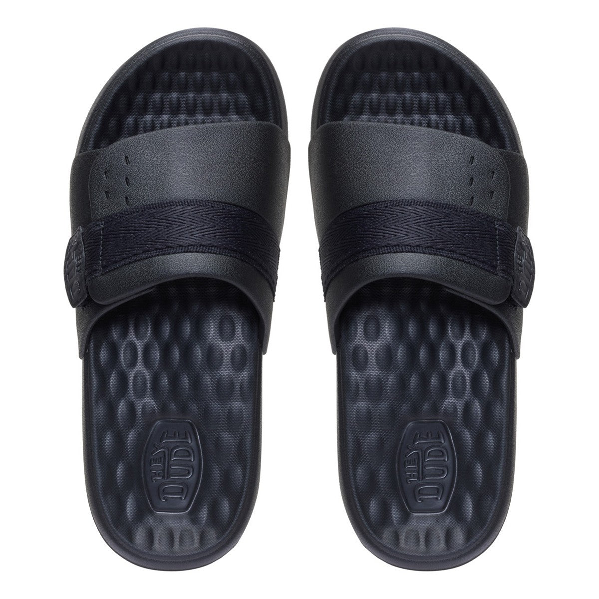 Hey Dude Wave Alt Slide Nero Grigio