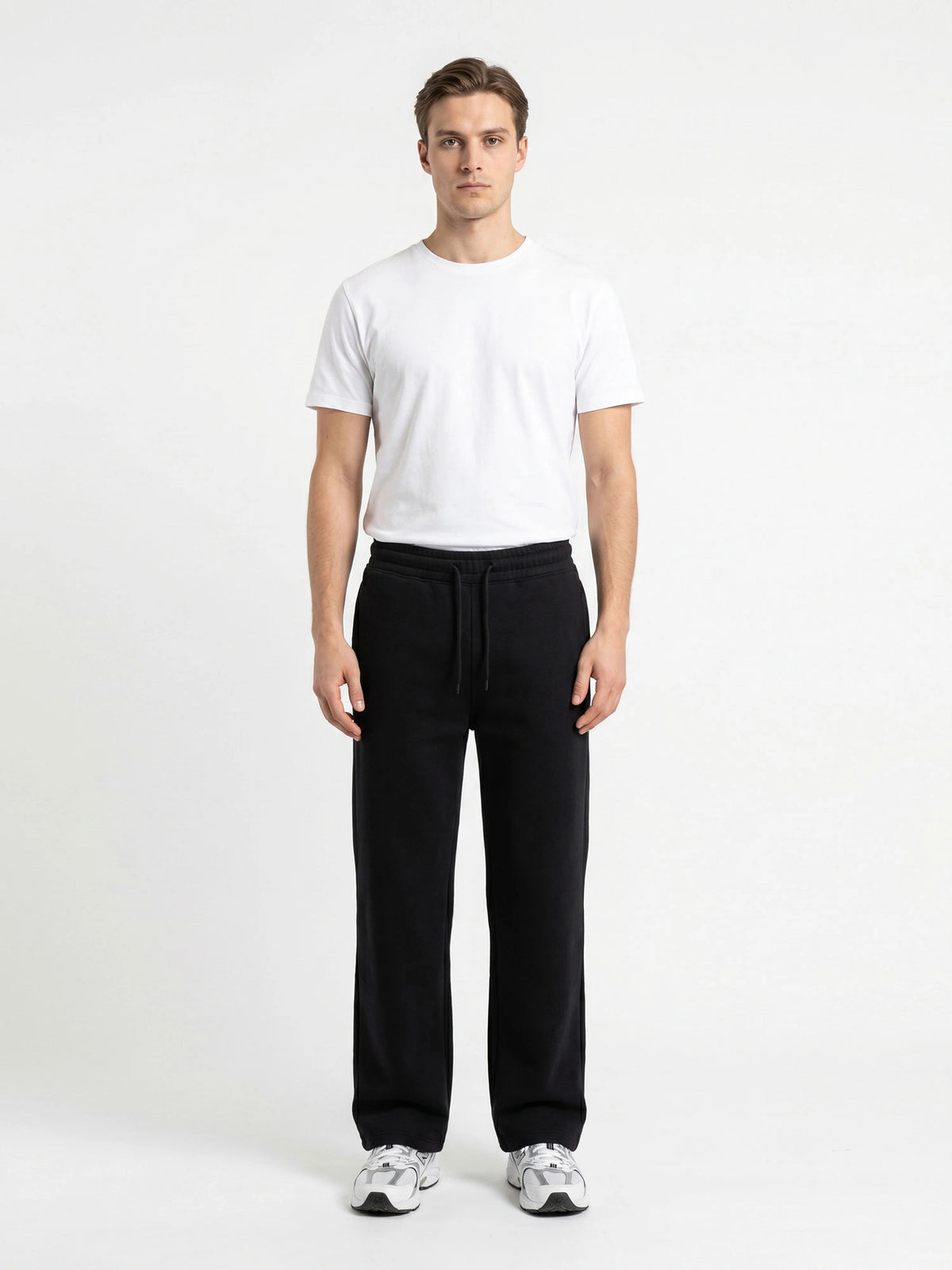 Pantalone Palazzo Sportswear Nero - Berna