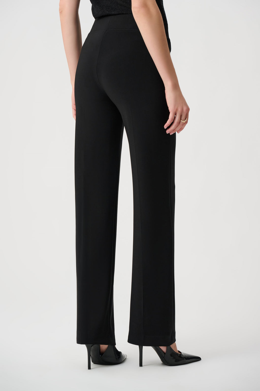 Pantalone a Gamba Larga Classico Nero - Joseph Ribkoff