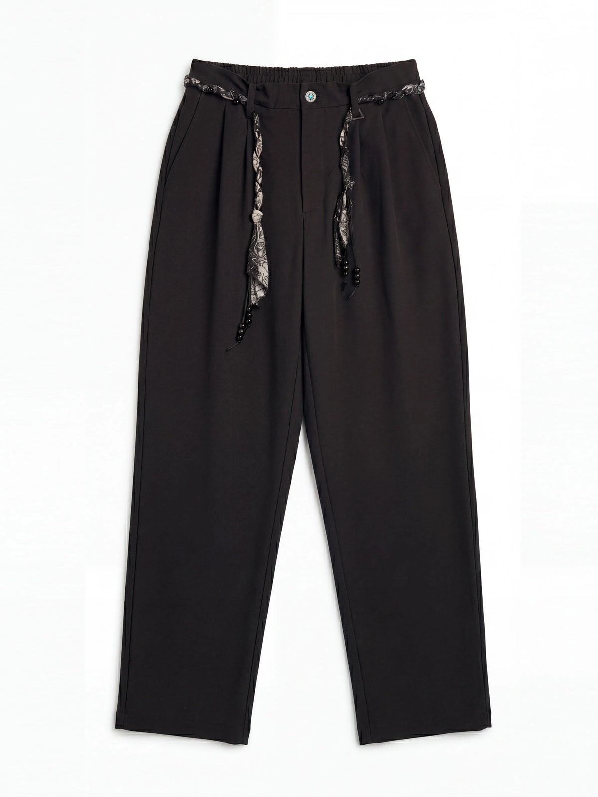 Pantalone Old Style con Pinces Nero - Berna