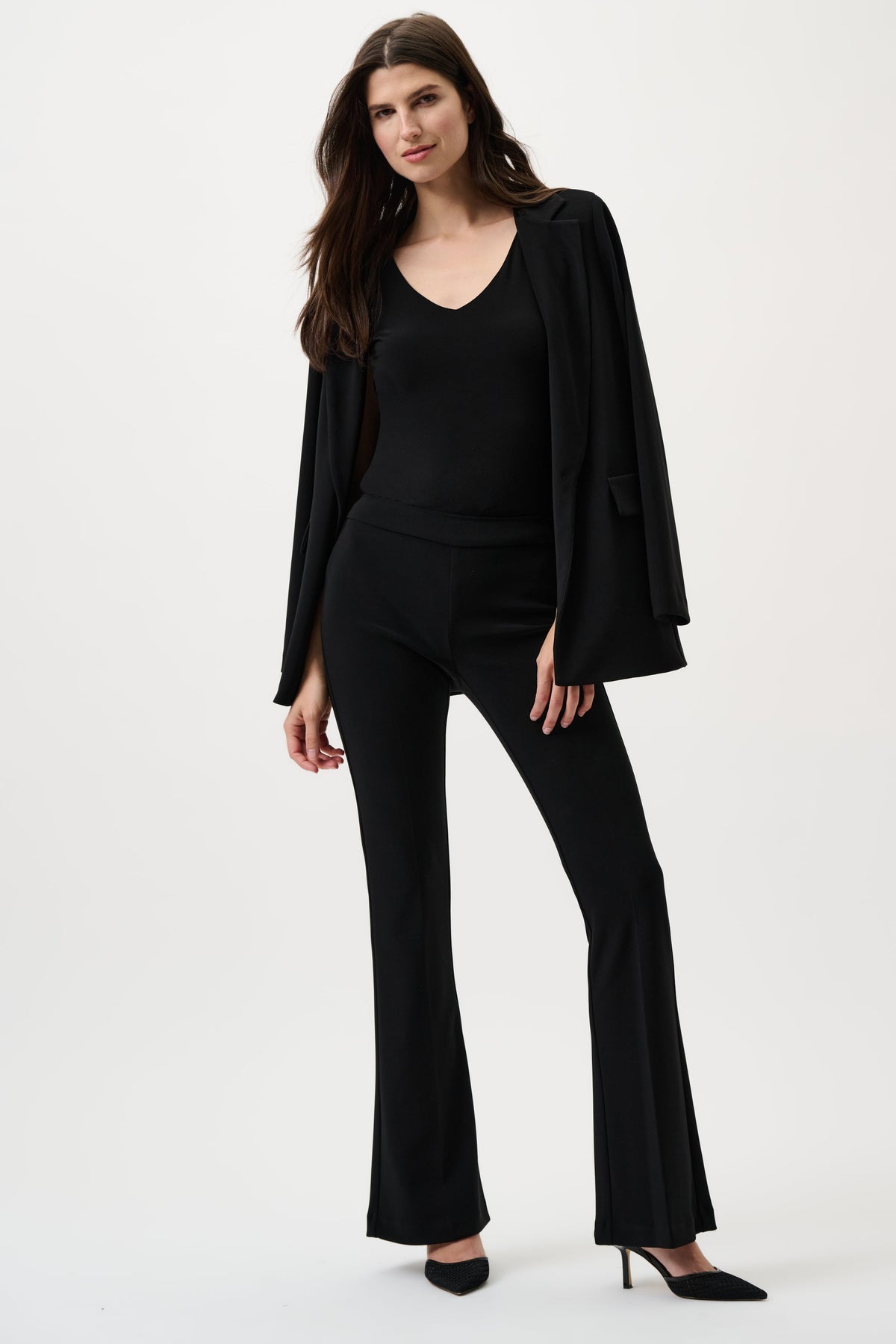Pantalone Svasato Classico Nero - Joseph Ribkoff
