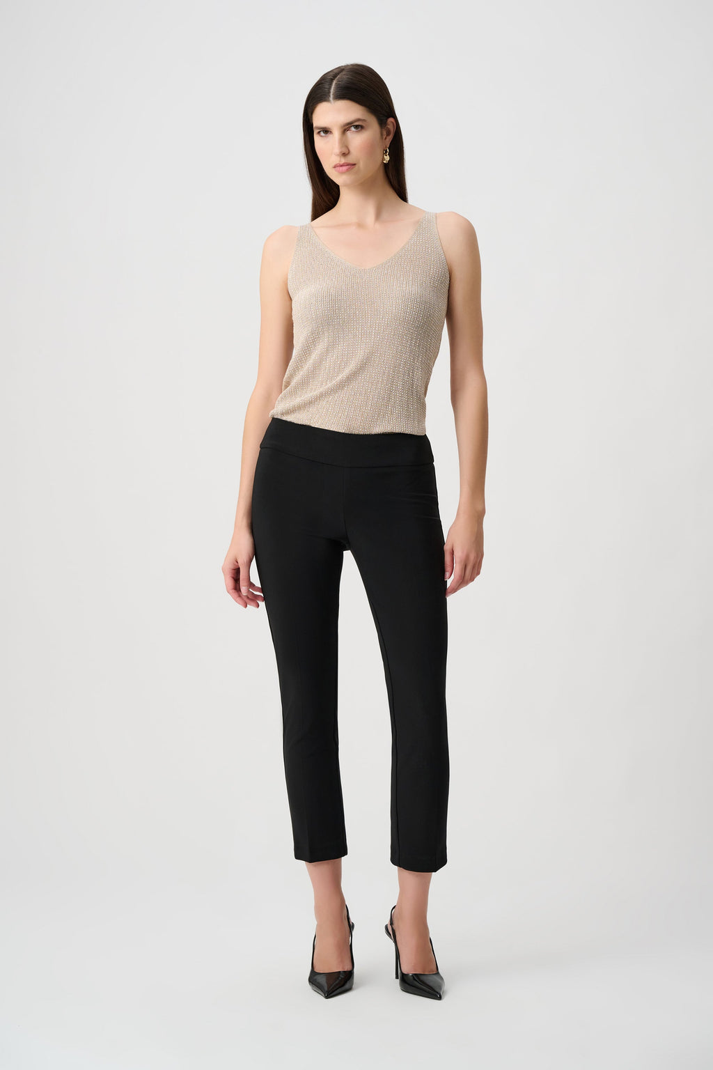 Pantalone Cropped Classico Nero - Joseph Ribkoff