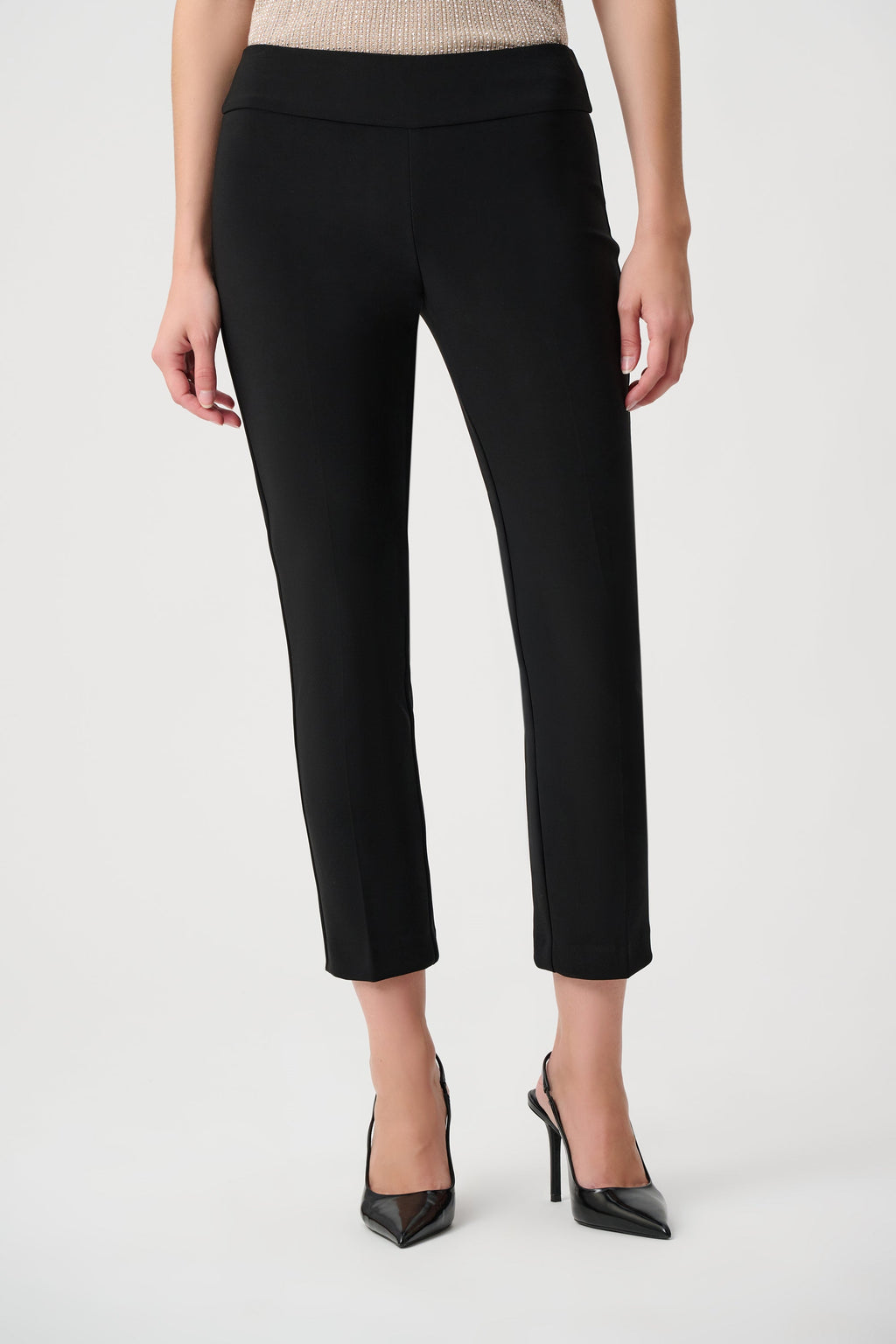Pantalone Cropped Classico Nero - Joseph Ribkoff