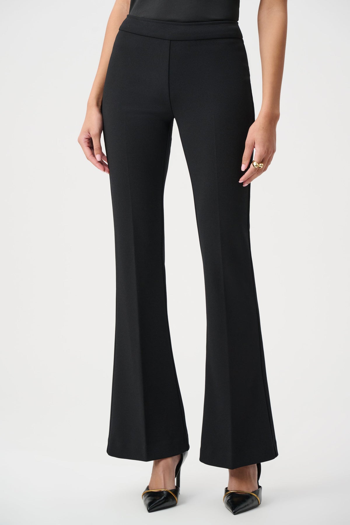 Pantalone Svasato in Crepe Nero - Joseph Ribkoff