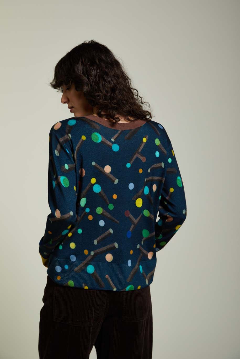 Pull Scollo a Barca Over Double Use Pattern Toys Navy - Jei's