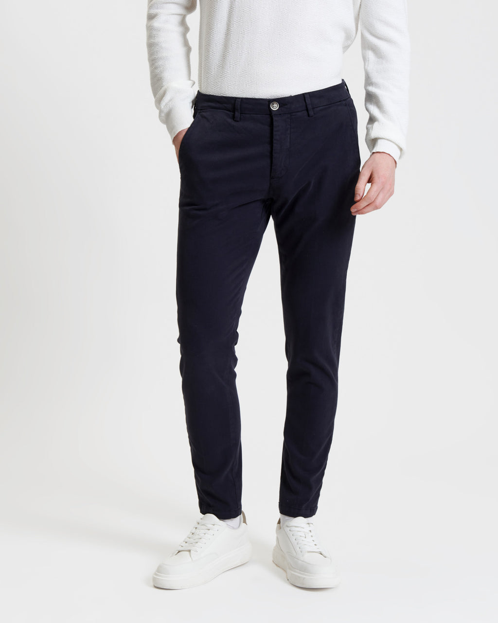 Pantalone Tahoma Slim Fit Blu Navy - GIANNI LUPO