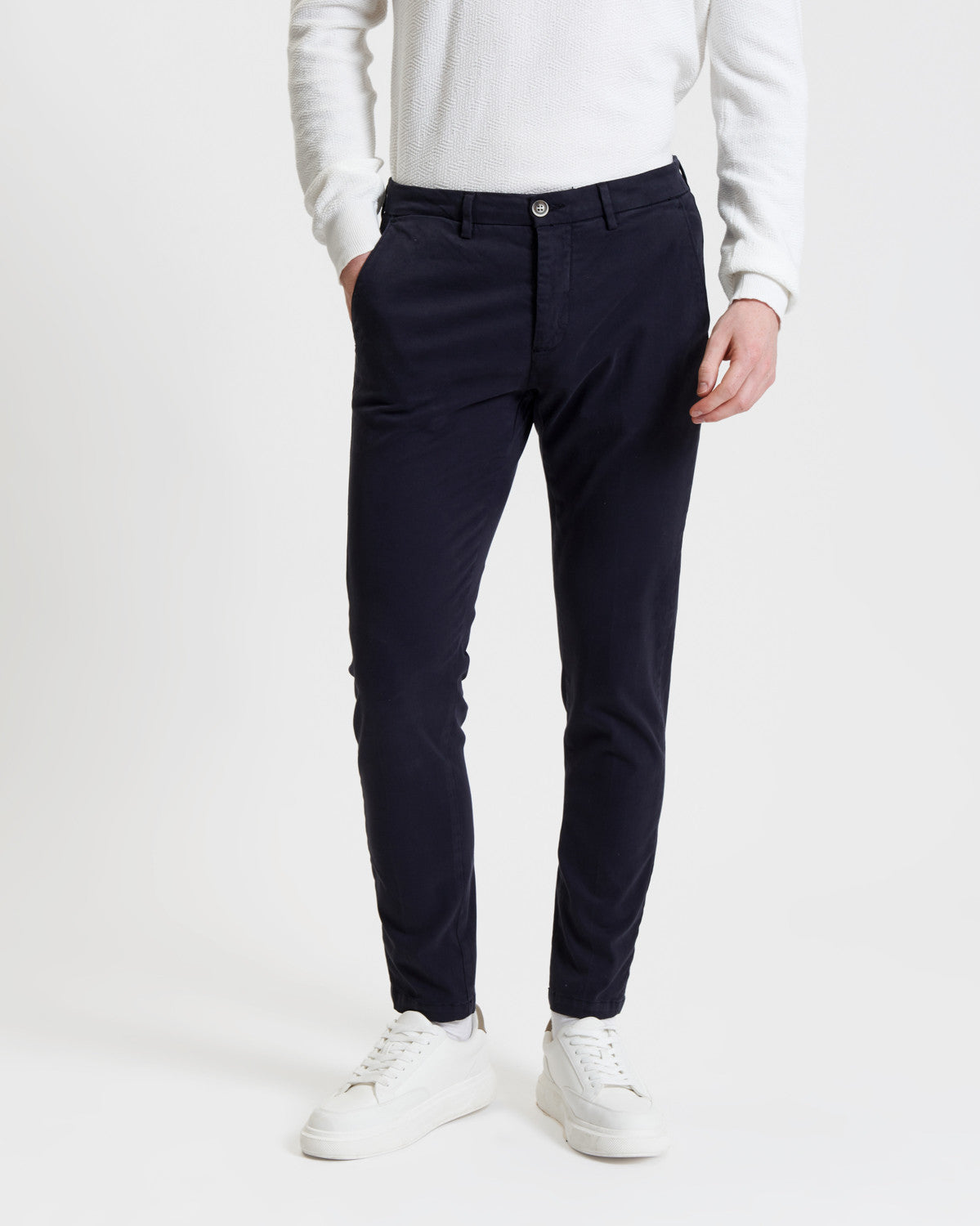 Pantalone Tahoma Slim Fit Blu Navy - GIANNI LUPO