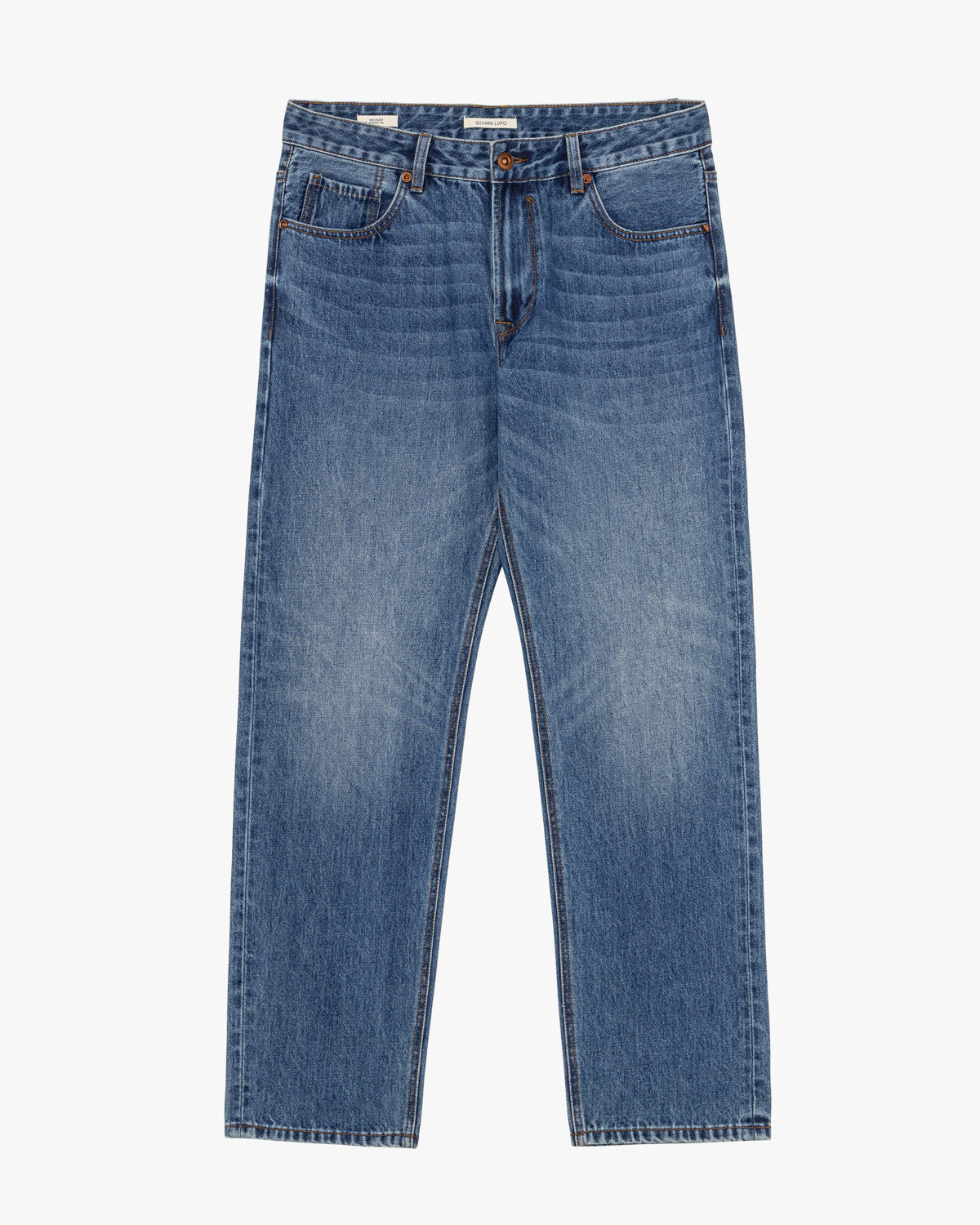 Jeans Alex Straight Fit Vintage Denim - GIANNI LUPO