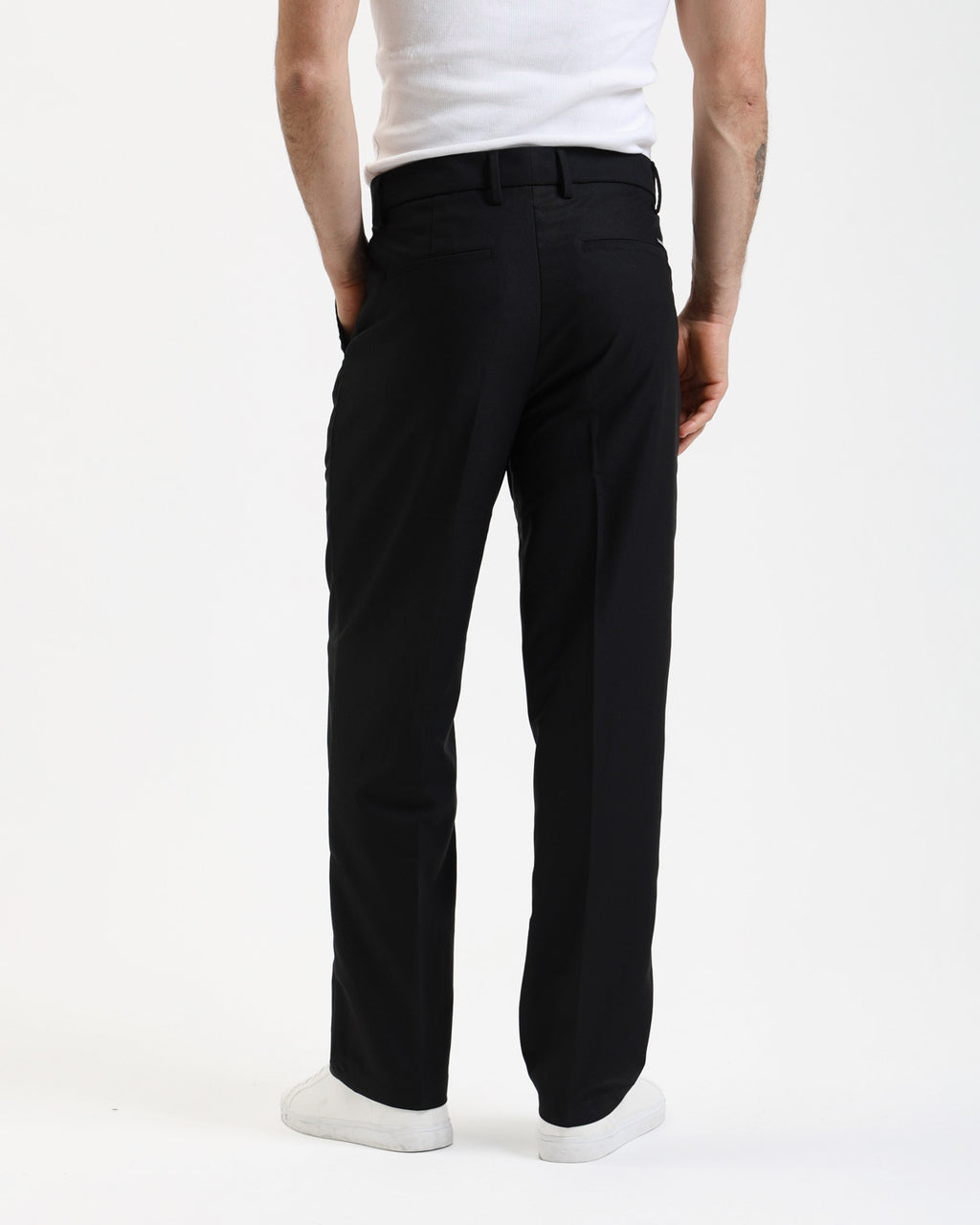 Pantalone Oliver Relaxed Fit Nero - GIANNI LUPO