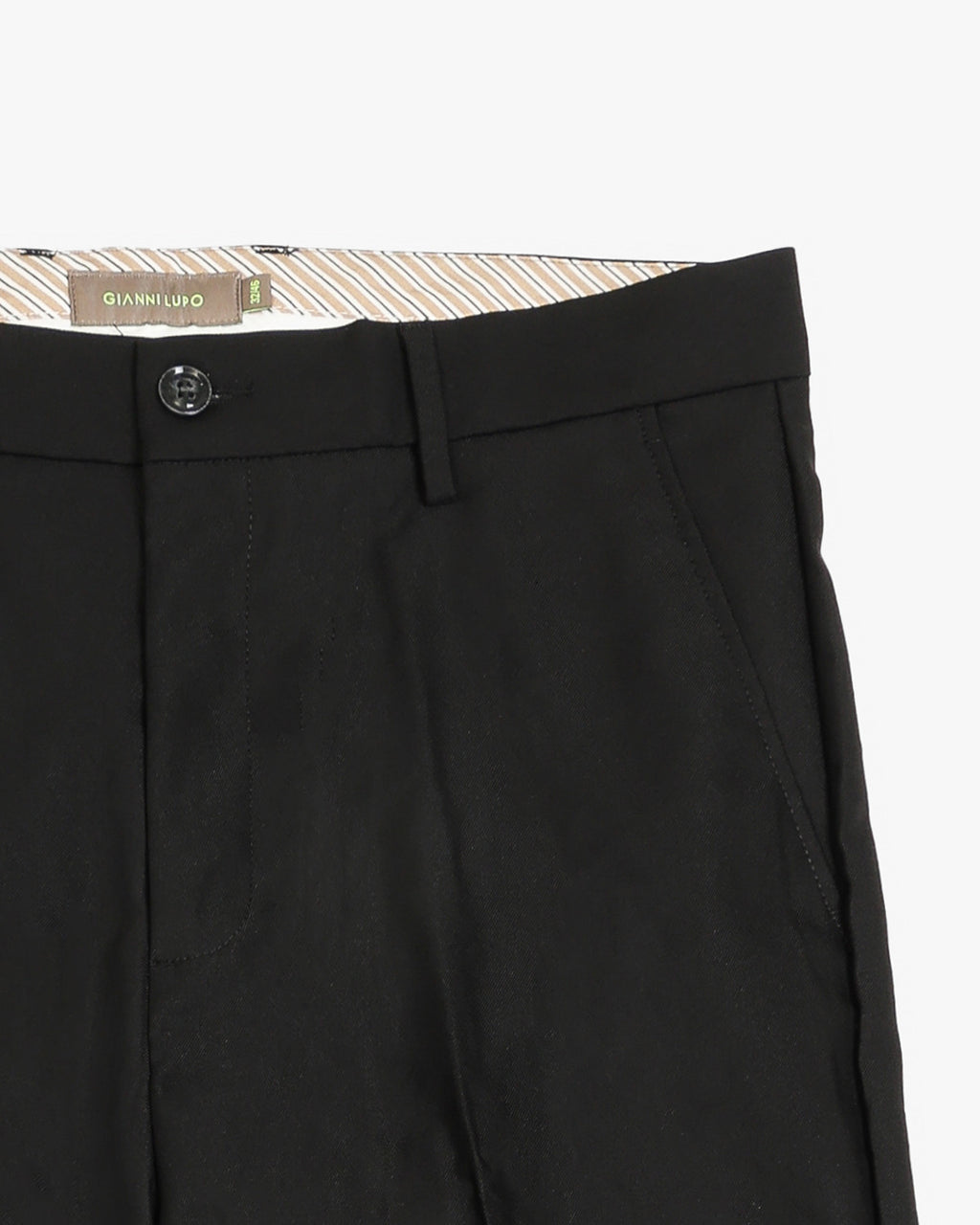 Pantalone Oliver Relaxed Fit Nero - GIANNI LUPO