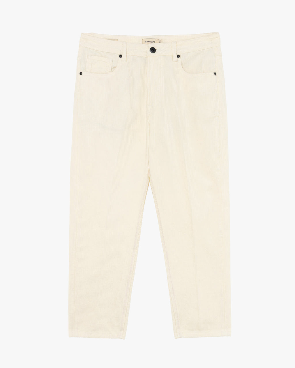 Pantalone Cooper in Velluto a Coste Panna - GIANNI LUPO
