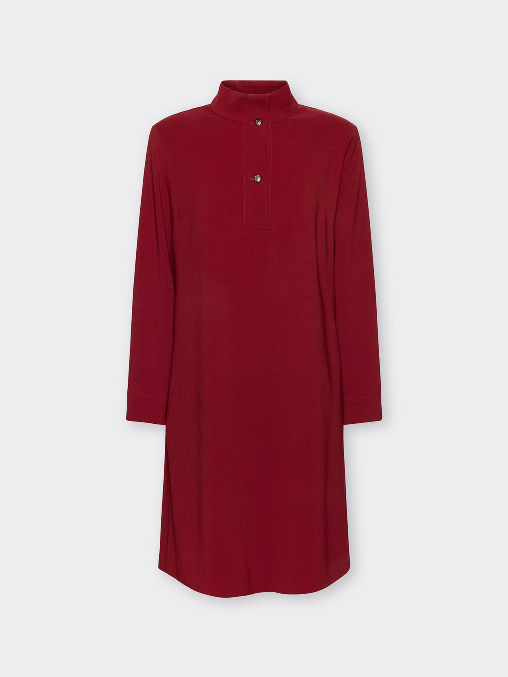 Abito in Cady con Collo Alto Bordeaux - Elena Mirò