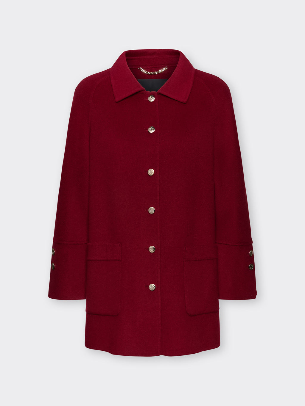 Cappotto Misto Lana Double Bordeaux - Elena Mirò