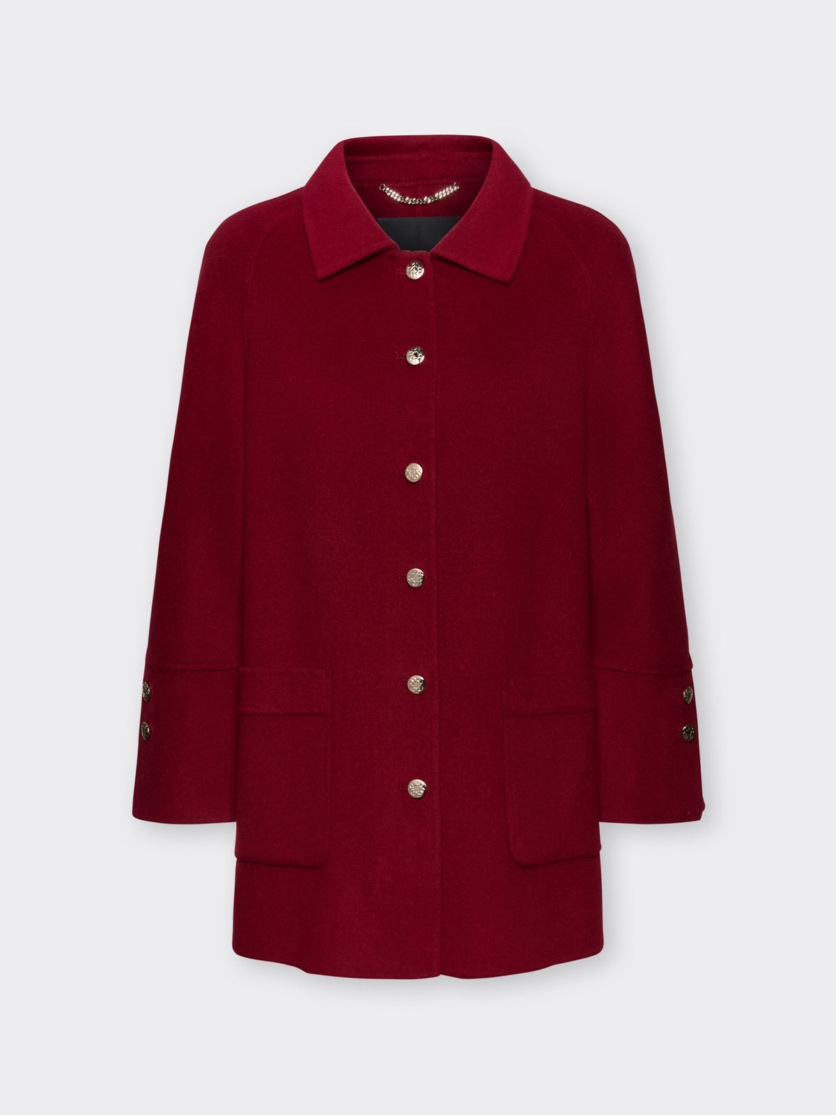 Cappotto Misto Lana Double Bordeaux - Elena Mirò
