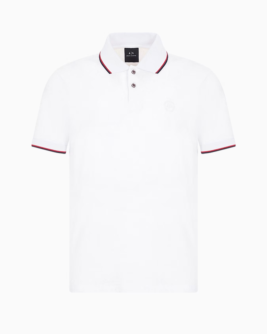 Polo Bianca Profili Armani Exchange