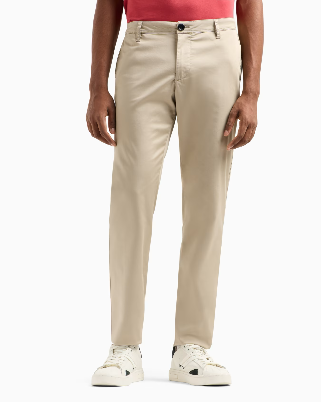 Pantaloni Chino in Cotone Stretch Armani Exchange