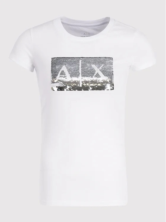 T-Shirt Armani Exchange con paillettes