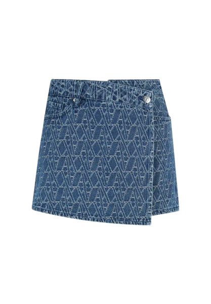 Shorts in Jeans Armani Exchange Effetto Minigonna