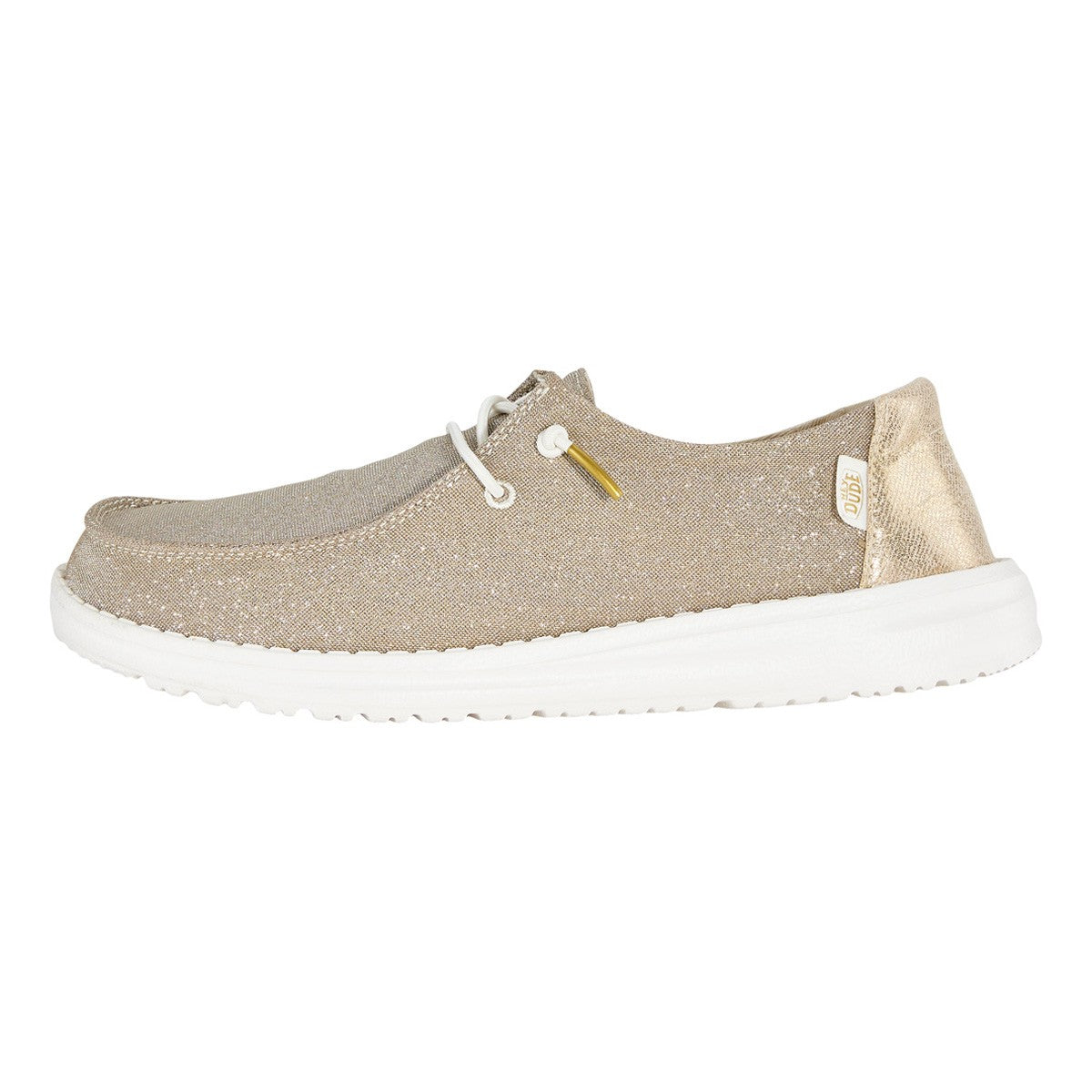 Hey Dude Wendy Metallic Sparkle Oro