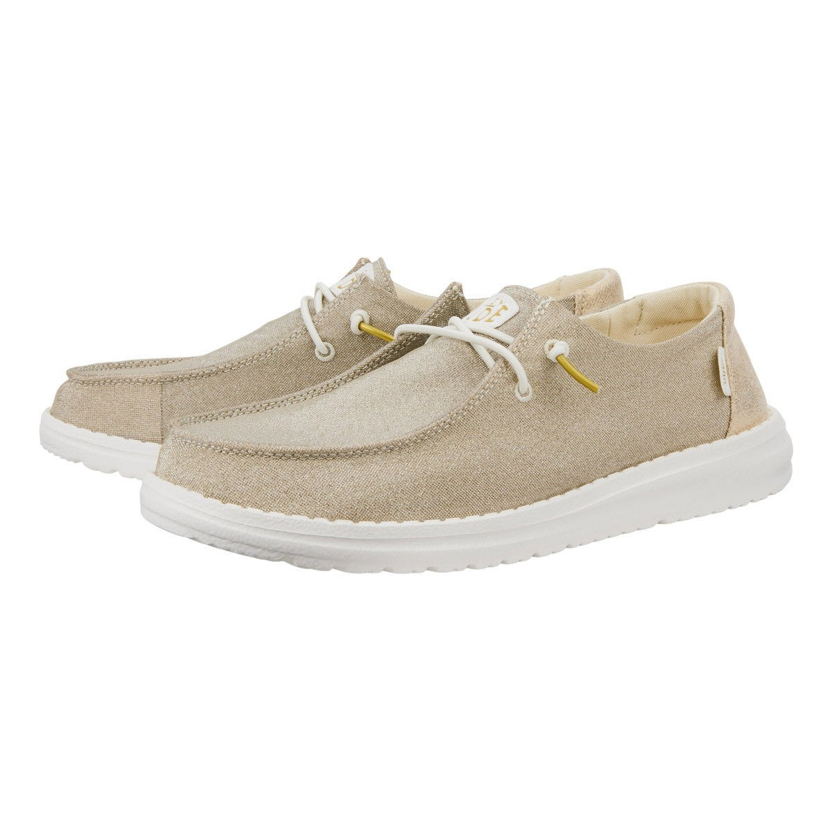 Hey Dude Wendy Metallic Sparkle Oro