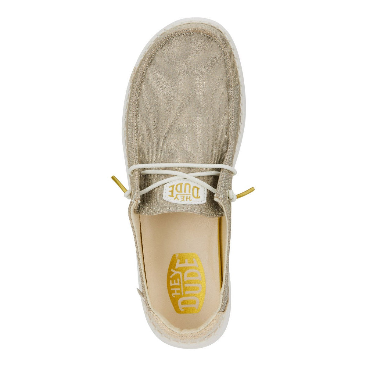Hey Dude Wendy Metallic Sparkle Oro