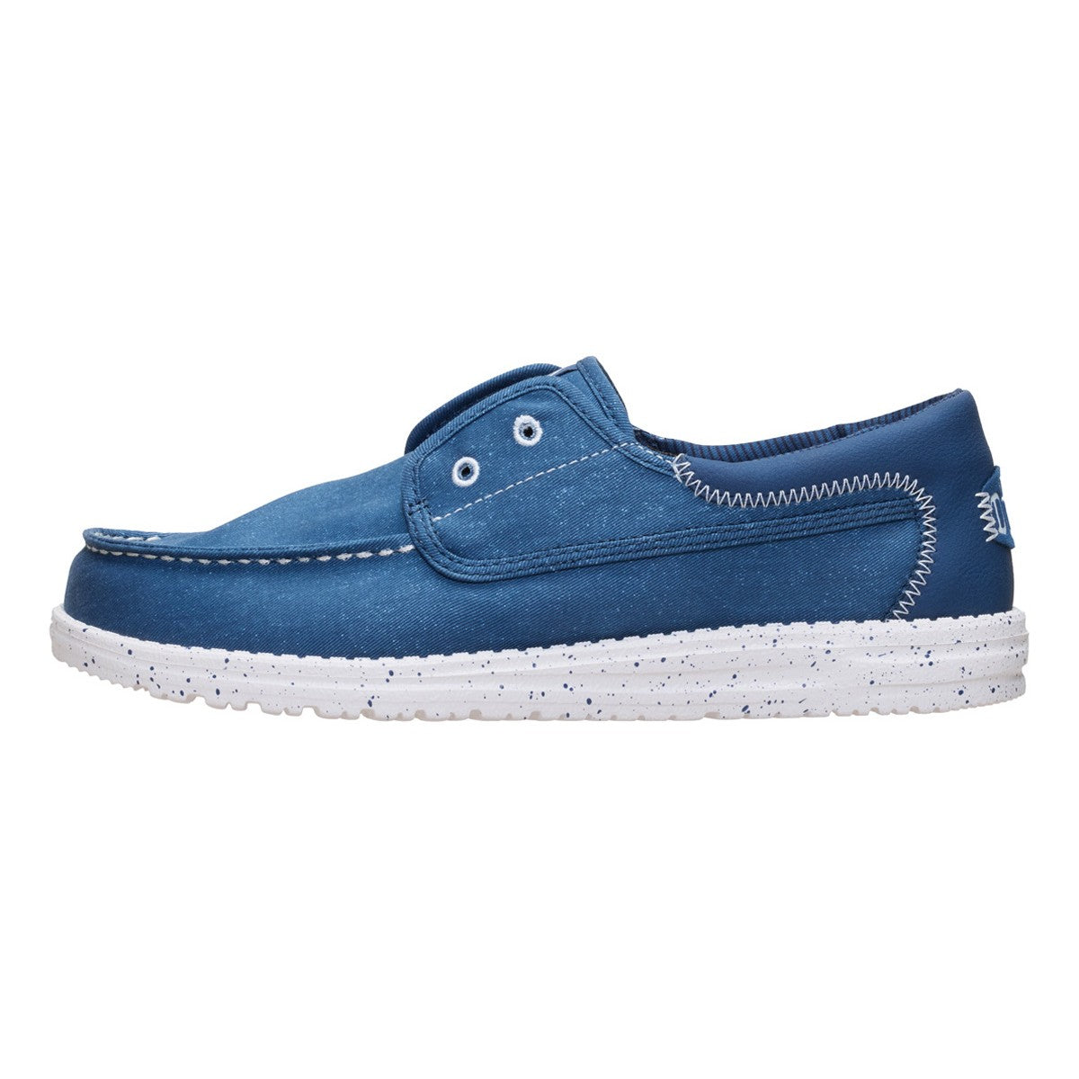 Hey Dude Wally Cru Stretch Canvas Blu