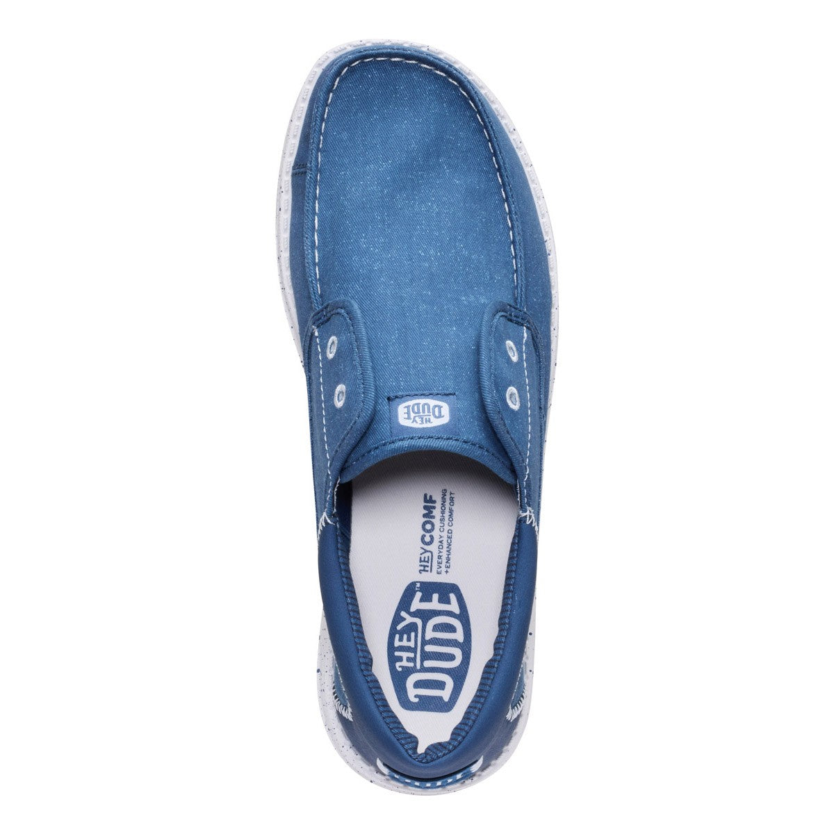 Hey Dude Wally Cru Stretch Canvas Blu
