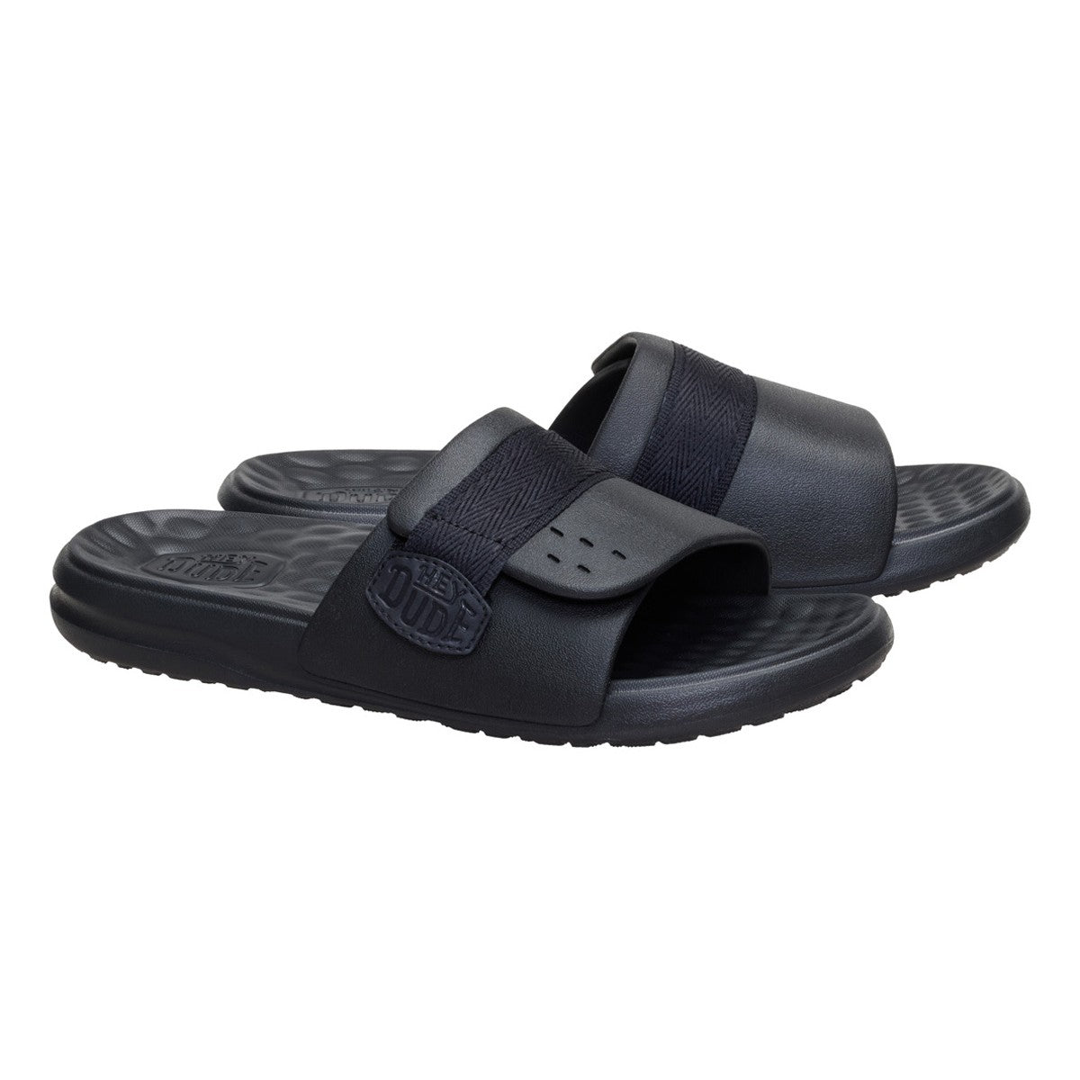 Hey Dude Wave Alt Slide Nero Grigio