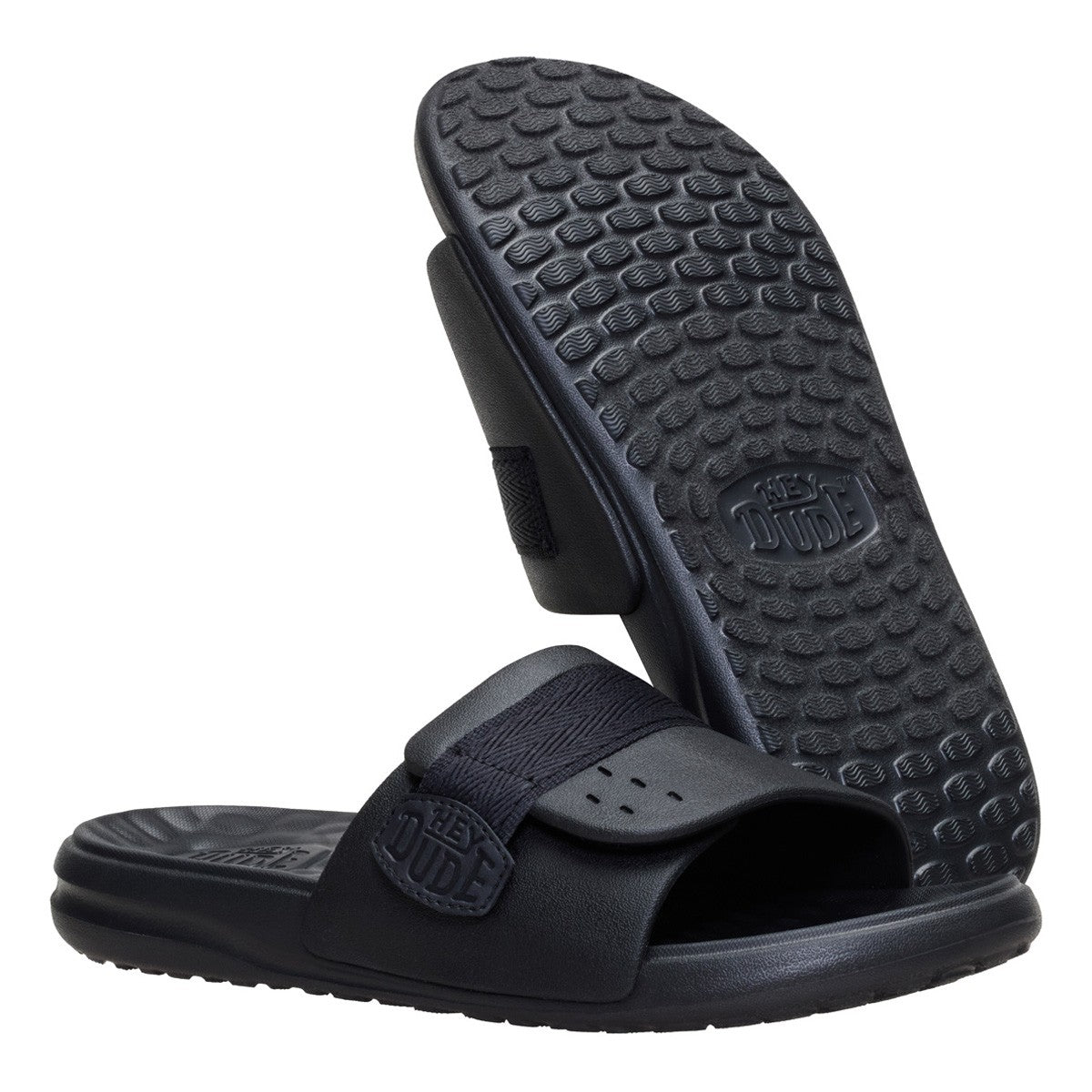 Hey Dude Wave Alt Slide Nero Grigio