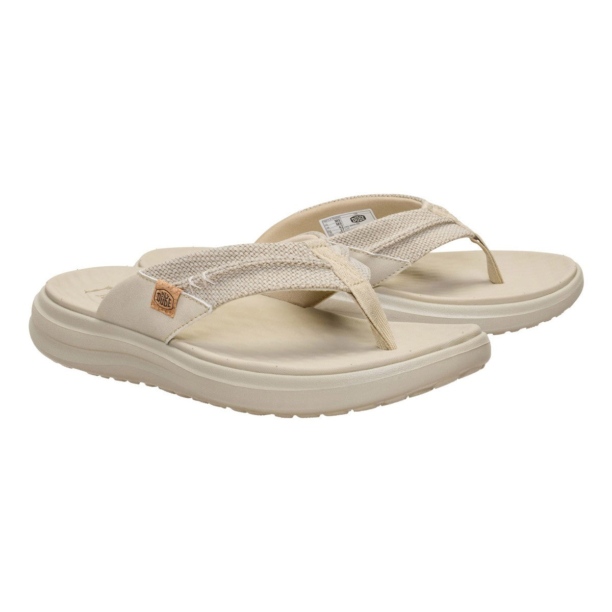 Hey Dude Finn Flip Braided Tan