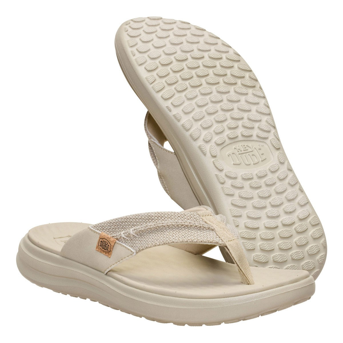Hey Dude Finn Flip Braided Tan