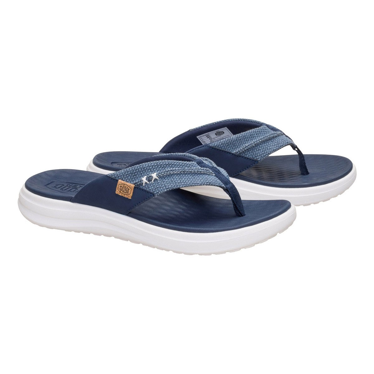 Hey Dude Finn Flip Braided Navy