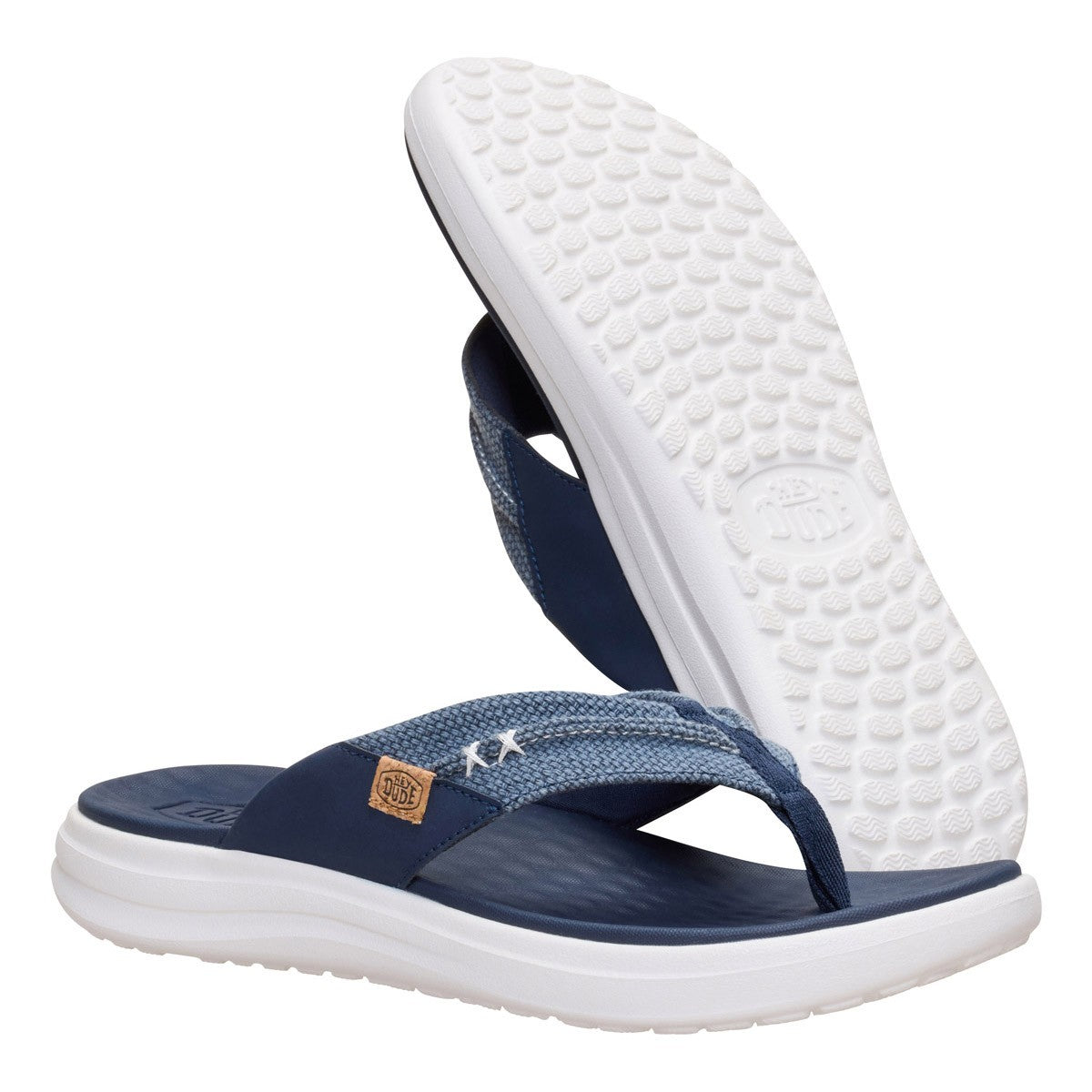 Hey Dude Finn Flip Braided Navy