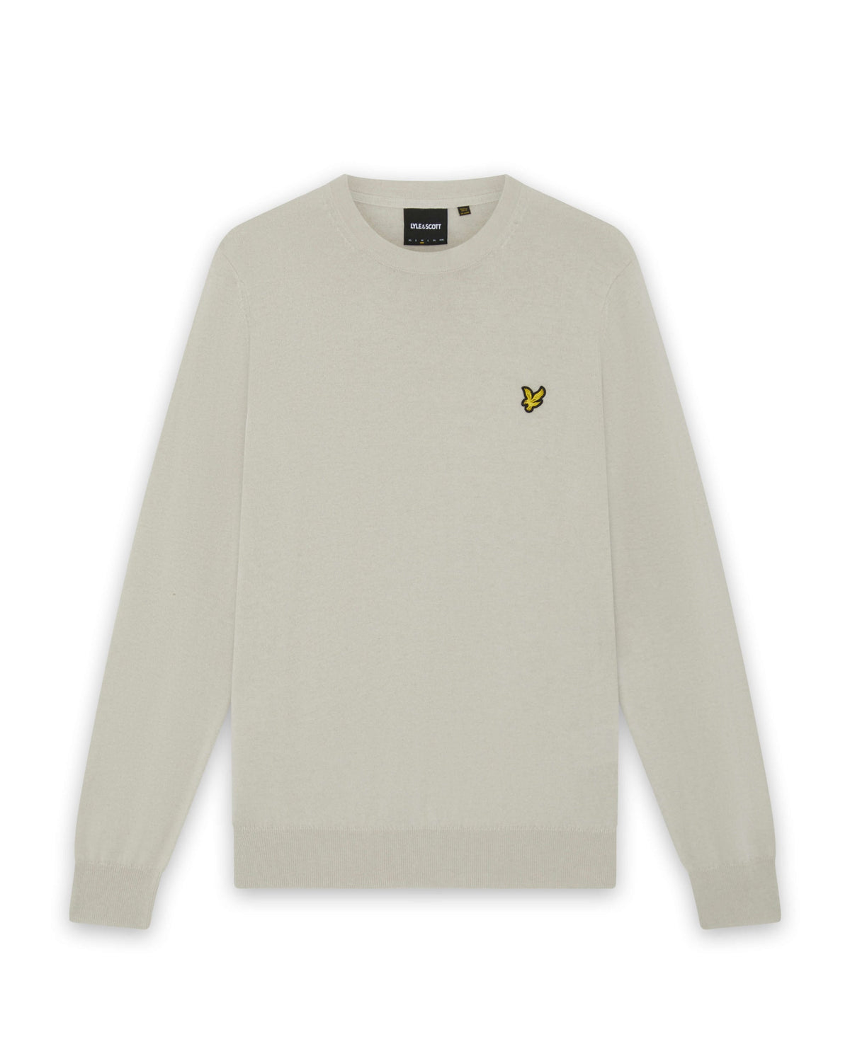 Maglione Girocollo in Lana Merino Latte - Lyle & Scott