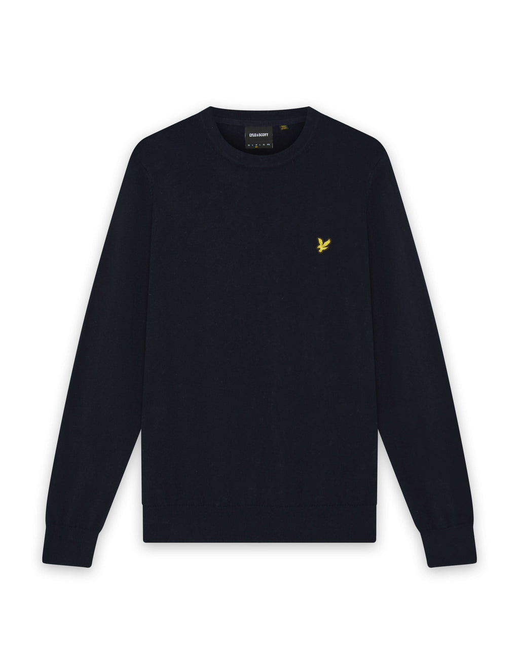 Maglione Girocollo in Lana Merino Blu Navy - Lyle & Scott