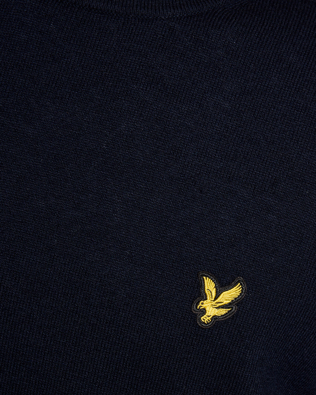 Maglione Girocollo in Lana Merino Blu Navy - Lyle & Scott