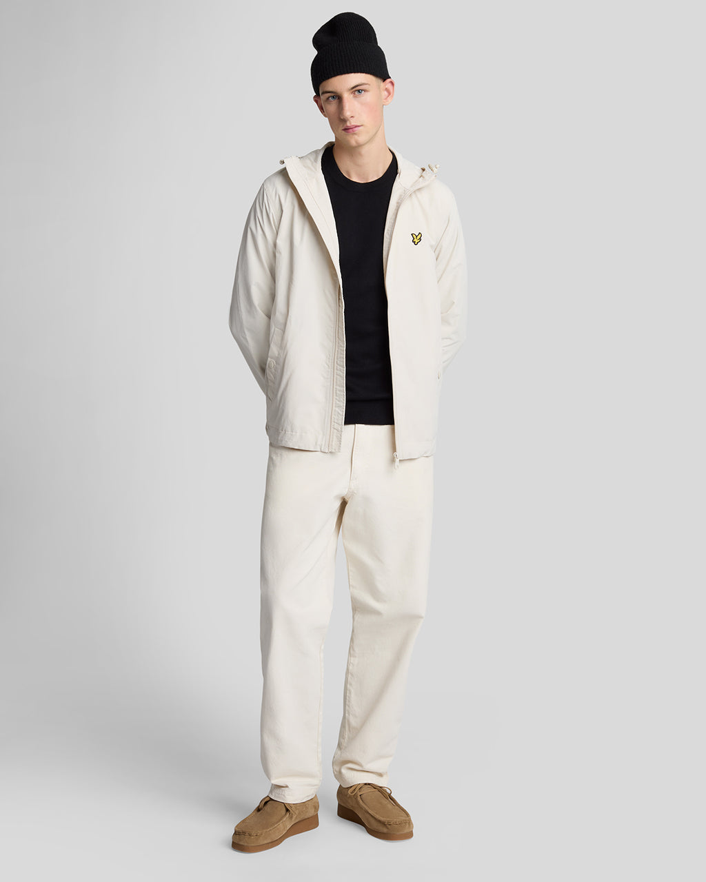 Maglione Girocollo in Lana Merino Nero - Lyle & Scott