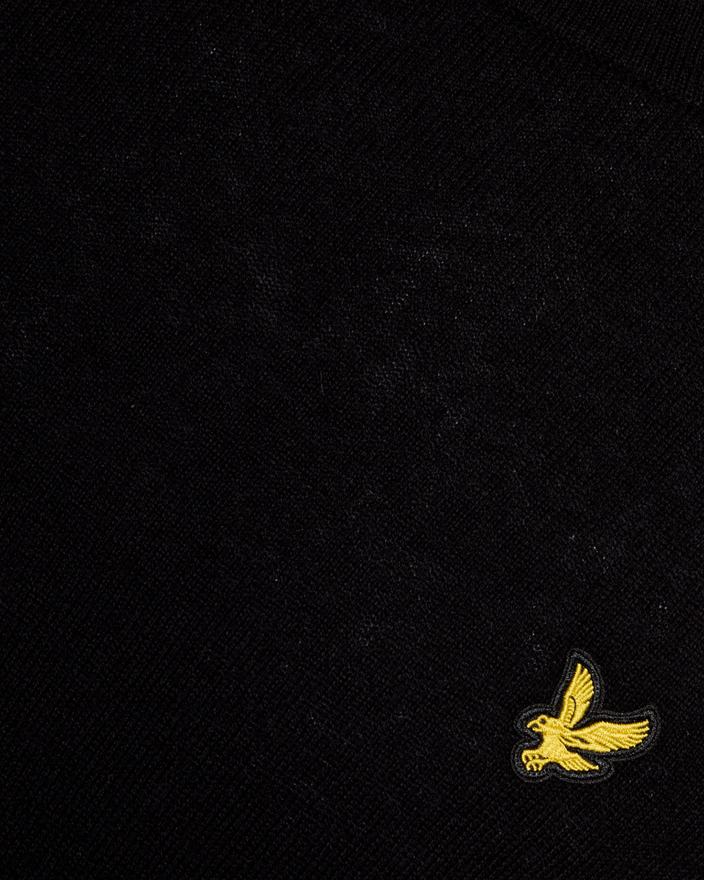 Maglione Girocollo in Lana Merino Nero - Lyle & Scott