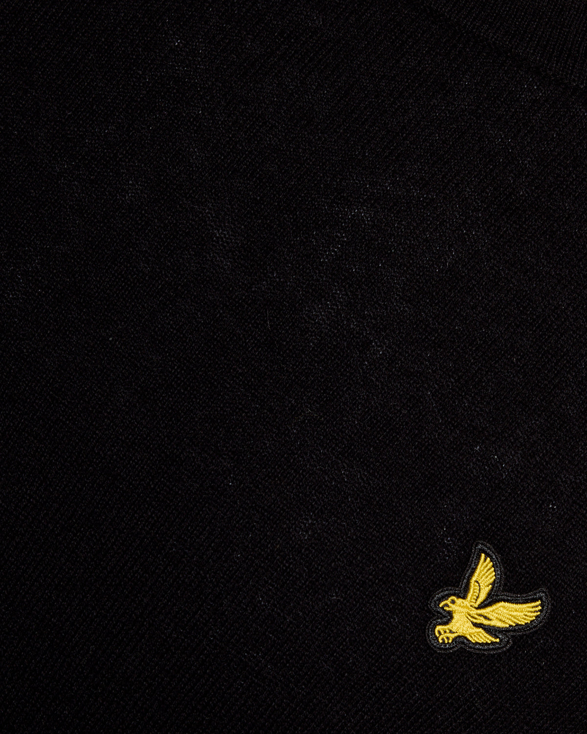 Maglione Girocollo in Lana Merino Nero - Lyle & Scott