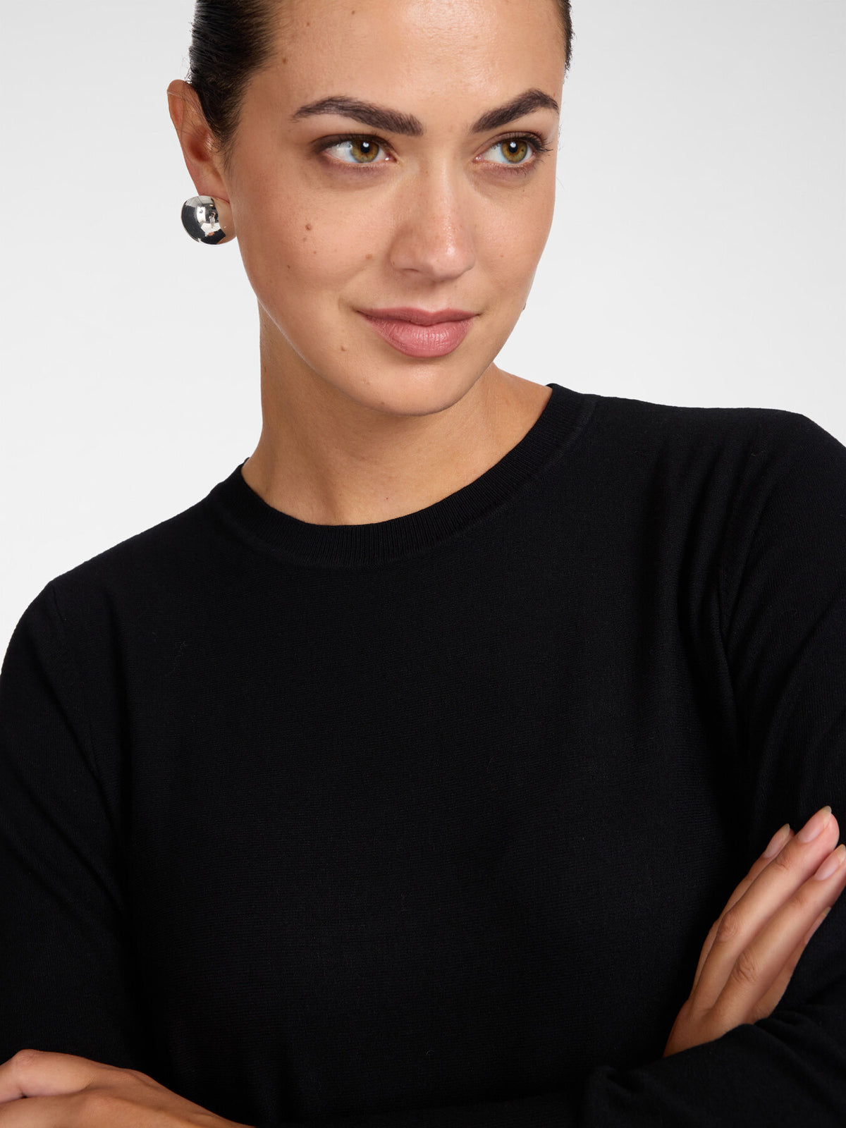 Maglia Dolcevita in Viscosa Nero - Elena Mirò
