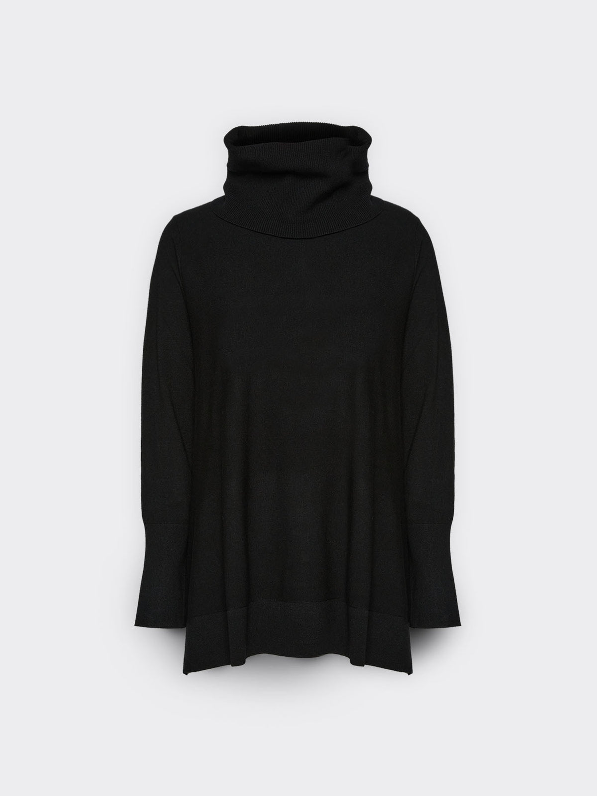 Maglia Dolcevita in Viscosa Nero - Elena Mirò