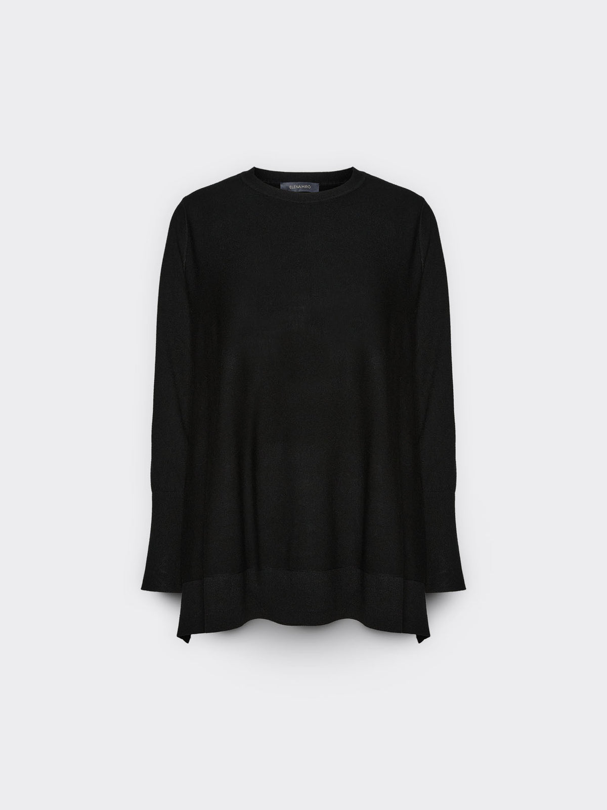 Maglia Dolcevita in Viscosa Nero - Elena Mirò