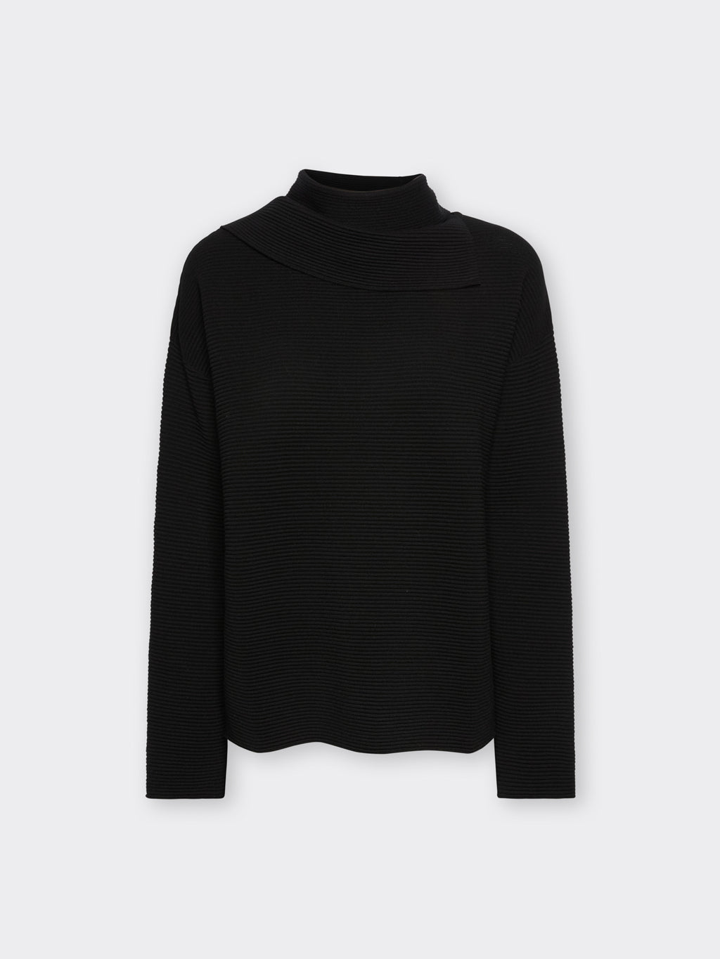 Maglia con Collo Staccabile Nero - Elena Mirò