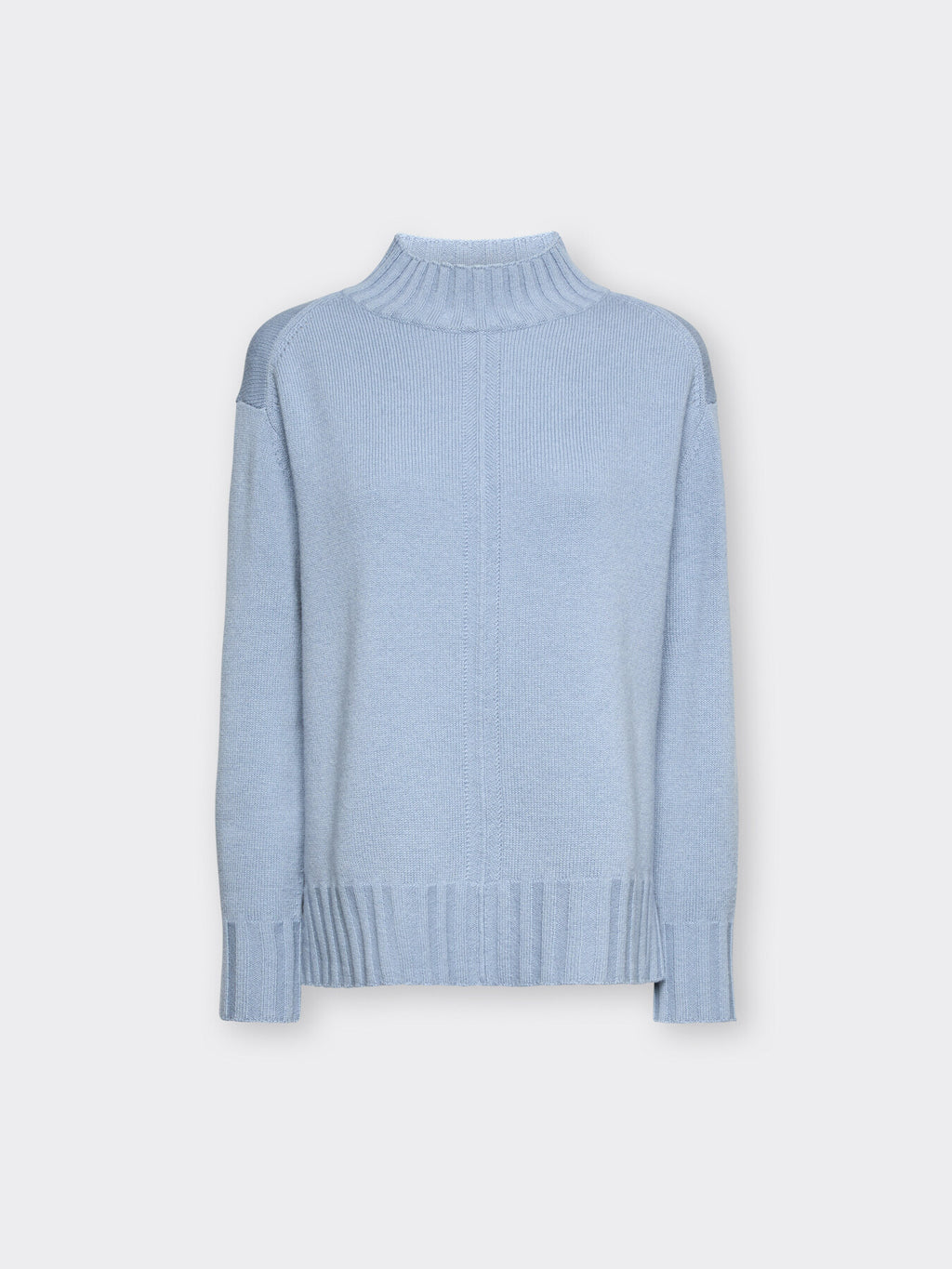 Maglia Dolcevita in Pura Lana Azzurro - Elena Mirò