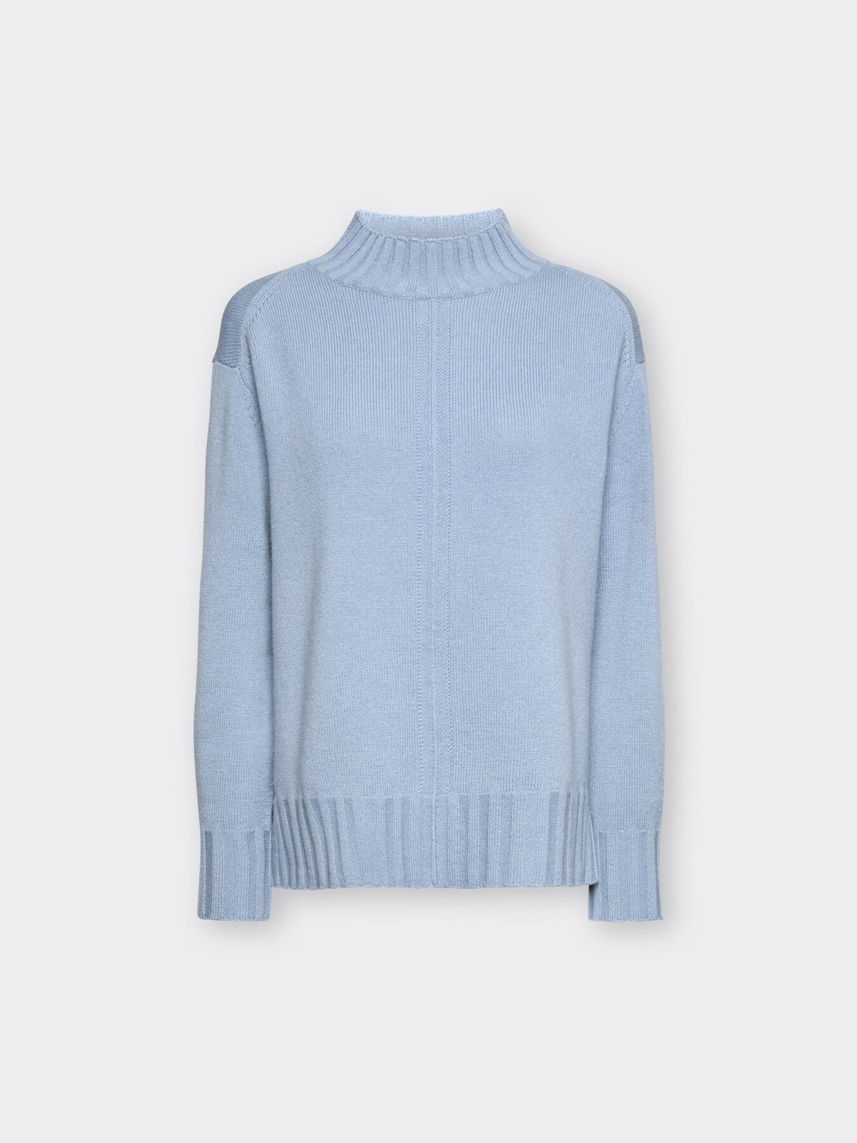 Maglia Dolcevita in Pura Lana Azzurro - Elena Mirò