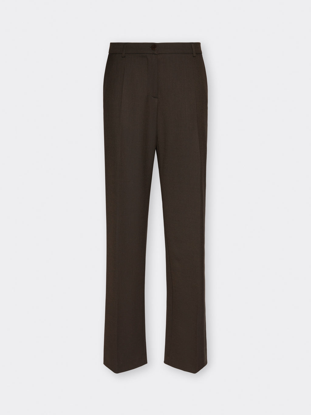 Pantaloni Palazzo Misto Lana Marrone - Elena Mirò