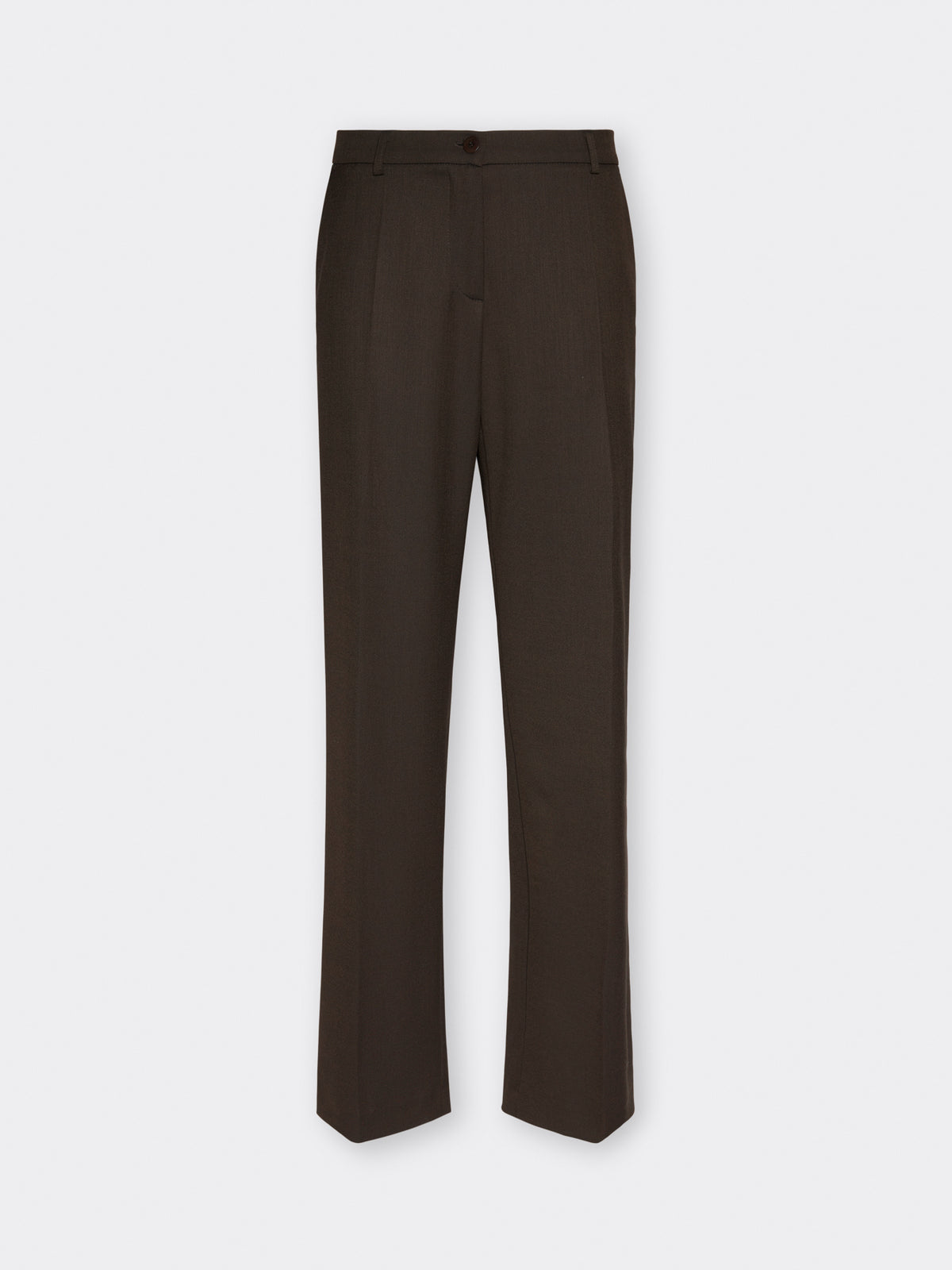 Pantaloni Palazzo Misto Lana Marrone - Elena Mirò