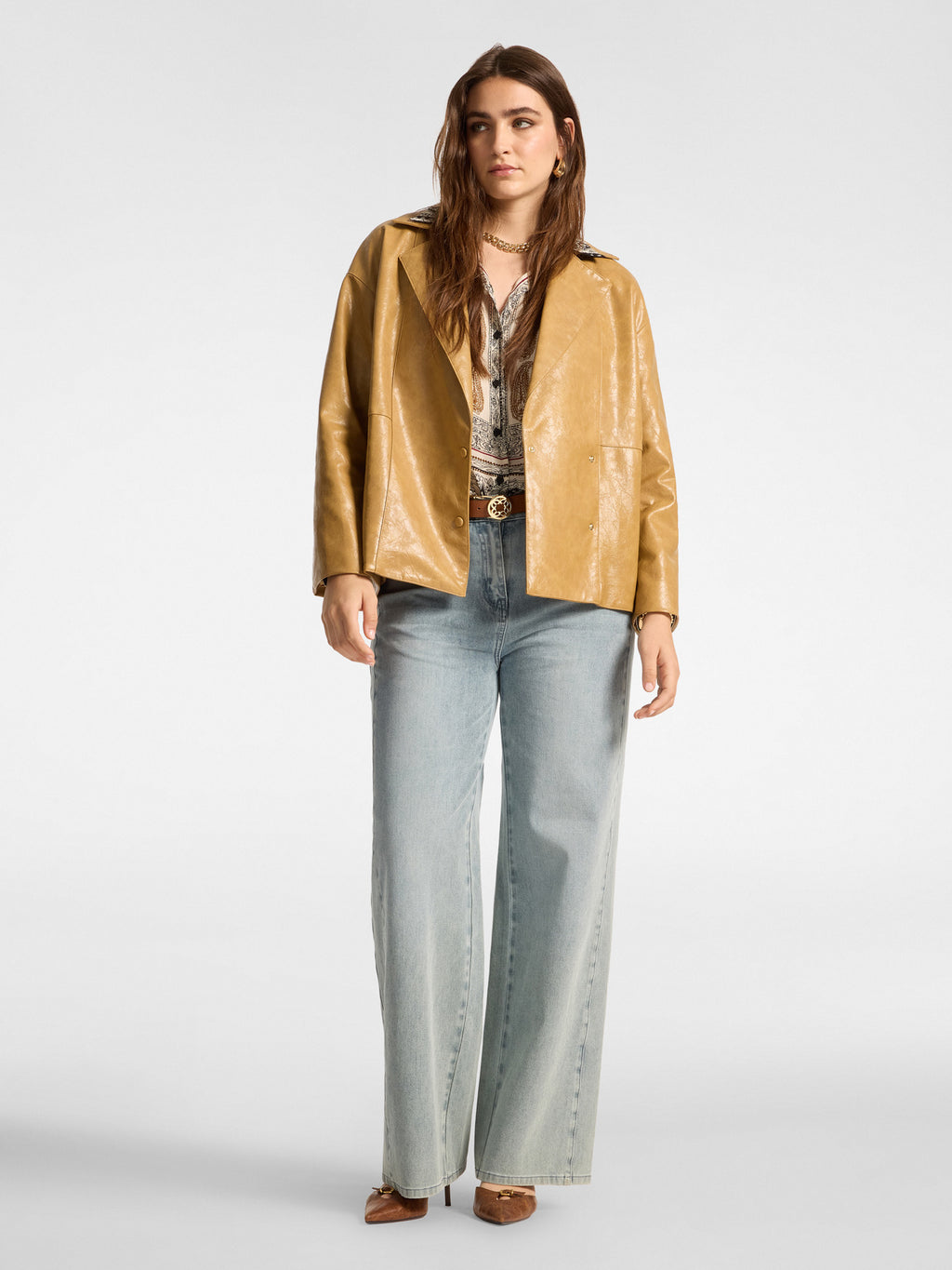 Jeans Flare Washed "Florence" Blu - Elena Mirò