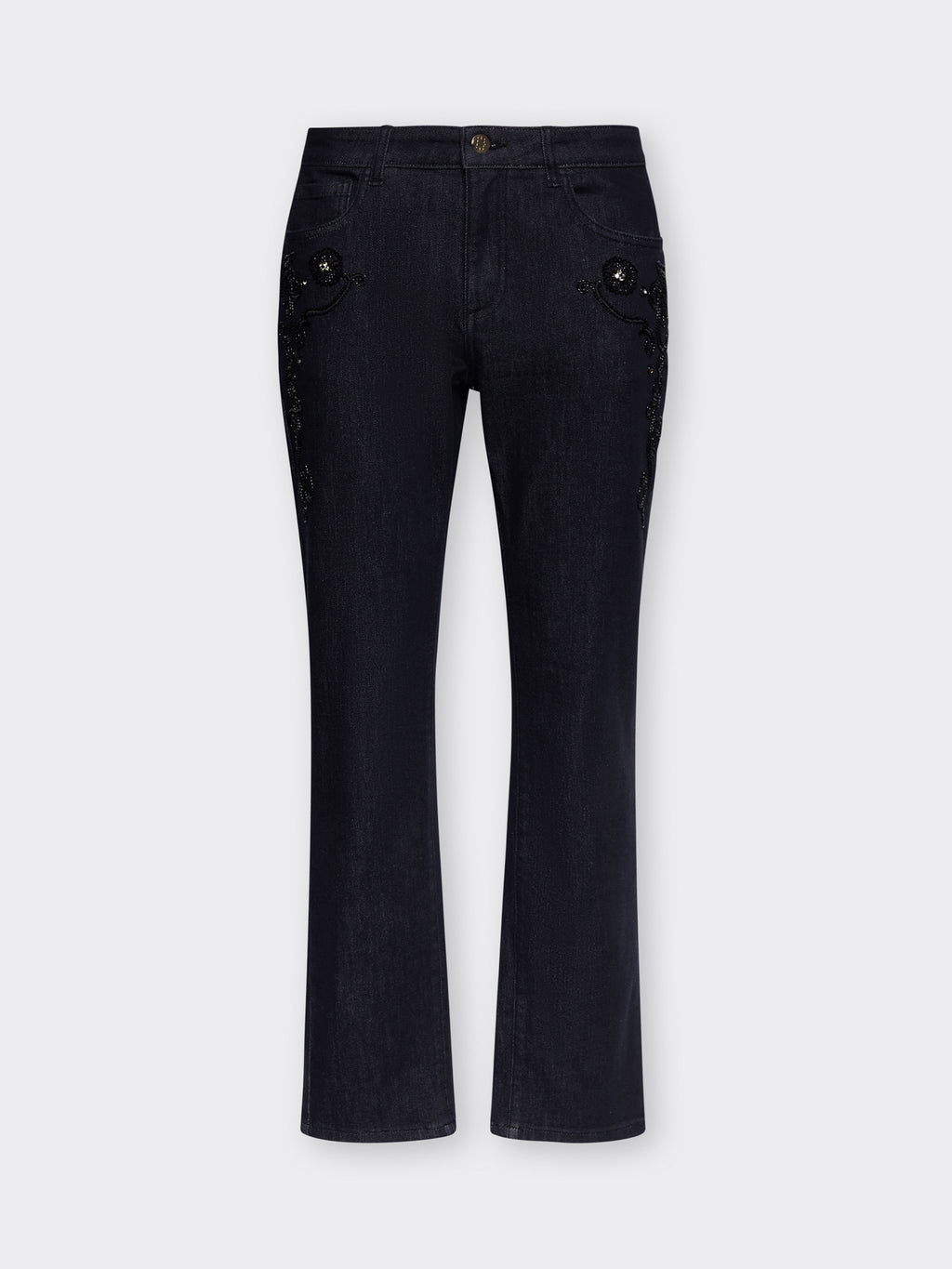 Jeans con Ricamo Blu - Elena Mirò